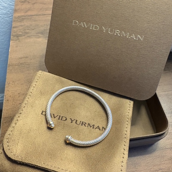 David Yurman Classic Rose Gold Cable Bracelet - Picture 2 of 4